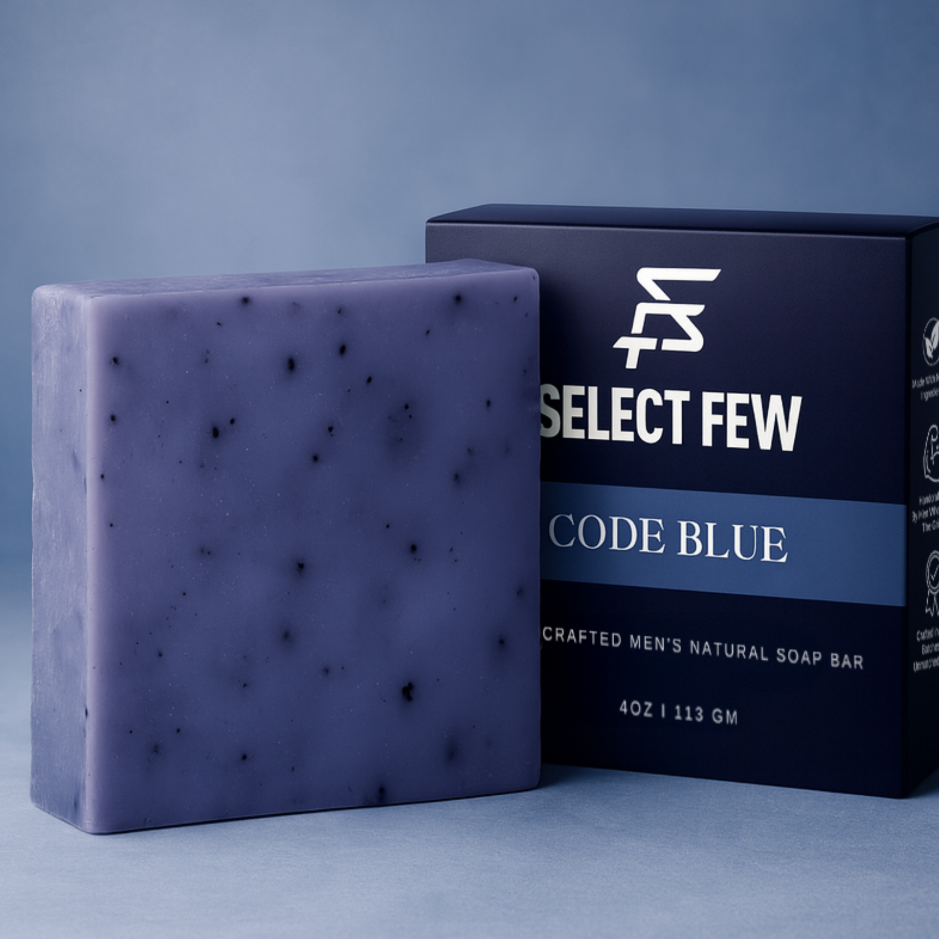 【OUTLET】SOLID SOAP 5.4 Blue Code Blue Soap Bar – Select Few Men